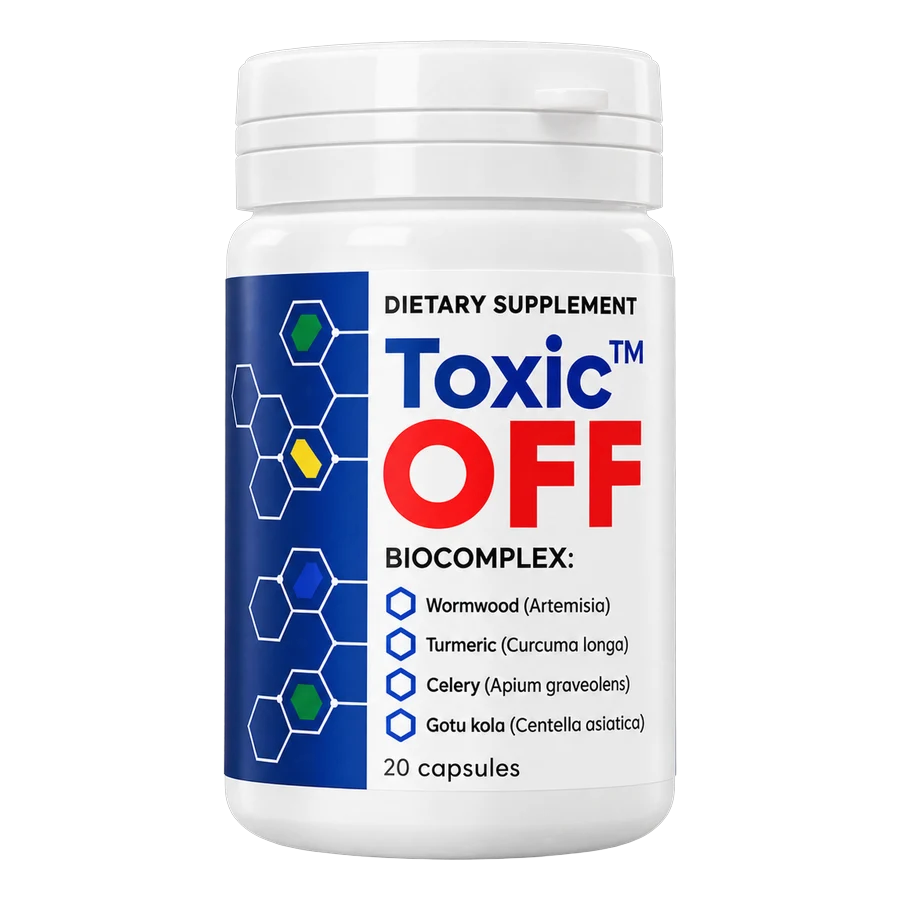 Toxic OFF — suplemento alimenticio, 20 cápsulas